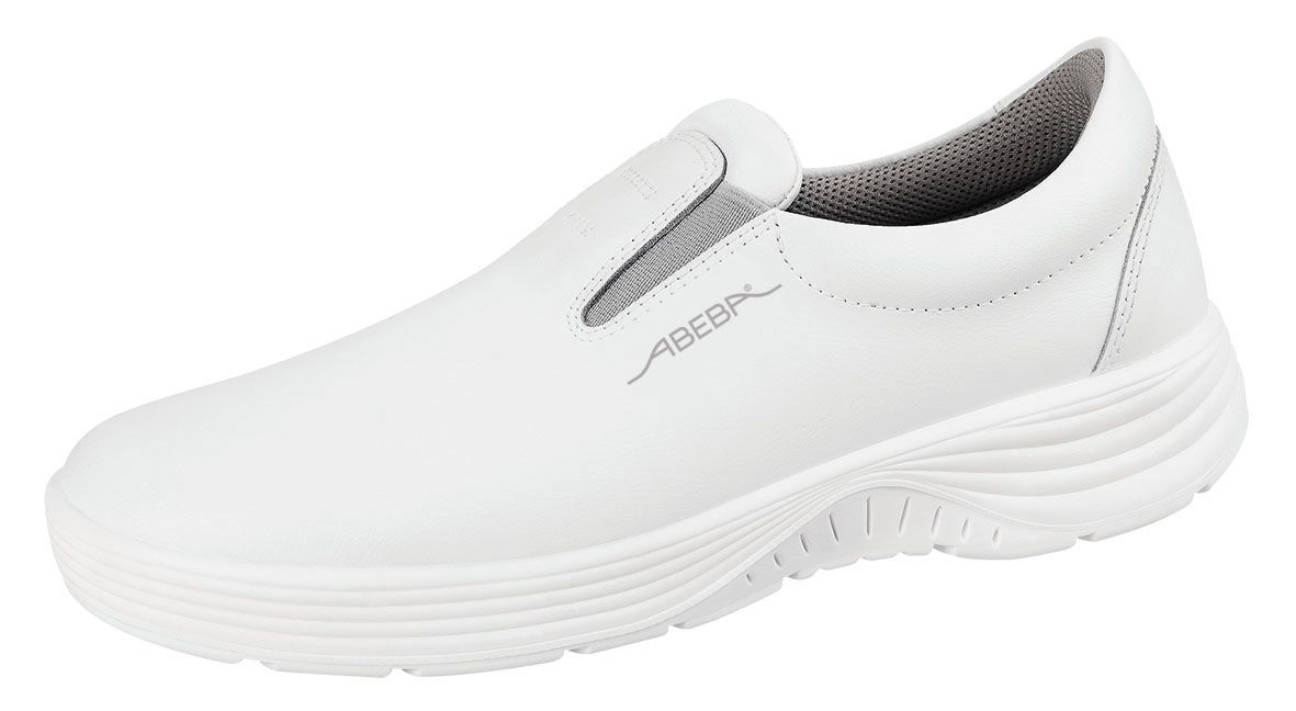 Sicherheitsschuhe x-light Slipper weiß Art. A711032 Abeba S2 Glattleder