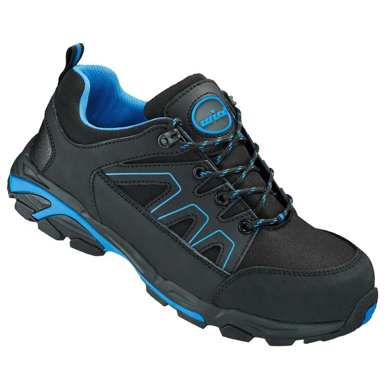 Art.Nr.: F34406  *RICADI* HALBSCHUHE  *WICA®* SCHWARZ/BLAU - EN ISO 20345:2011 S3 SRC