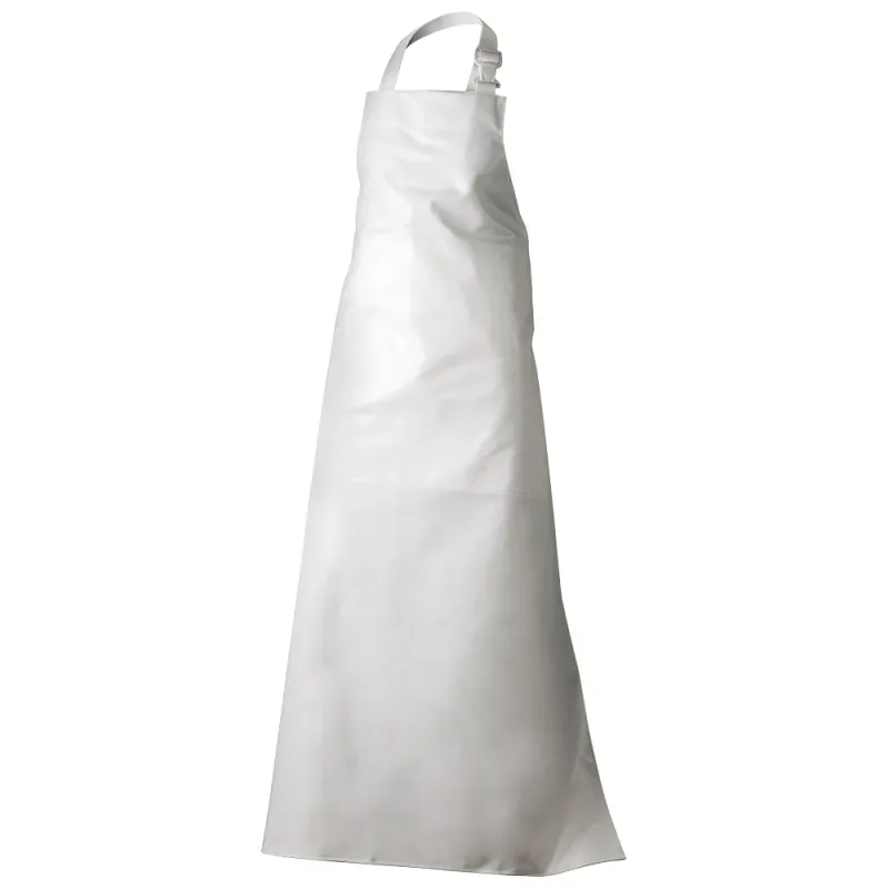 Art.Nr.: F27840 *ULF* VINYL-SCHÜRZE WEISS NORWAY, 100 X 140 CM