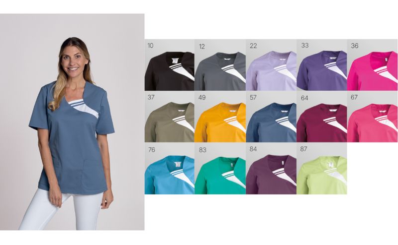 Polo-Schlupfkasack, Damen, Kurzarm von Leiber (L08/1255)