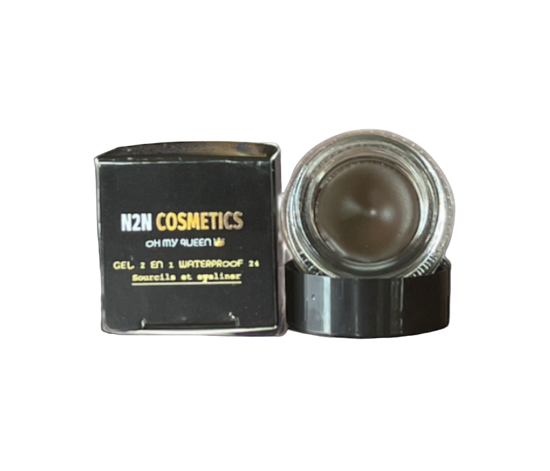 GEL 2 EN 1 WATERPROOF Sourcils et eyeliner 24H  ( ?????? )