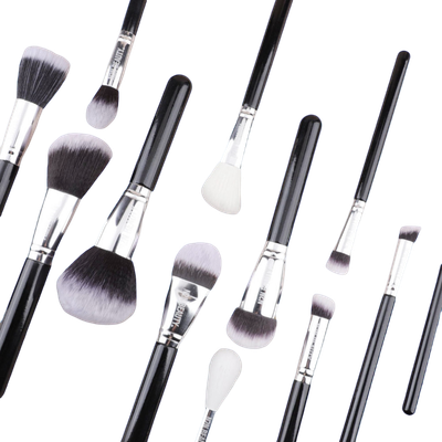 Set de 12 pinceaux Noir Et Argentes Pro Spécial Teint. By Elprofesor (NOUVEAU) Set de 12 pinceaux Noir Et Argentes Pro Spécial Teint. By Elprofesor (NOUVEAU)