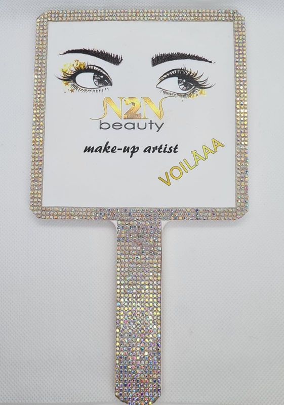 Miroir Artist Avec Stras  Blanc