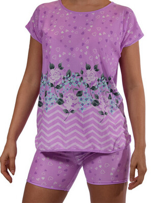 Ladies Pajama Short Set