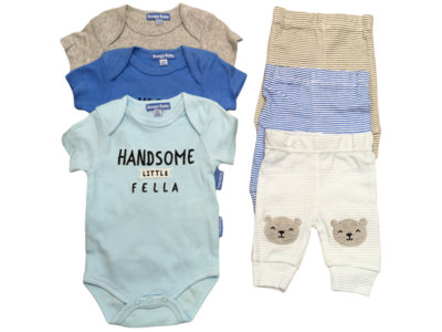 Baby Boy Onesie and Joggers Set