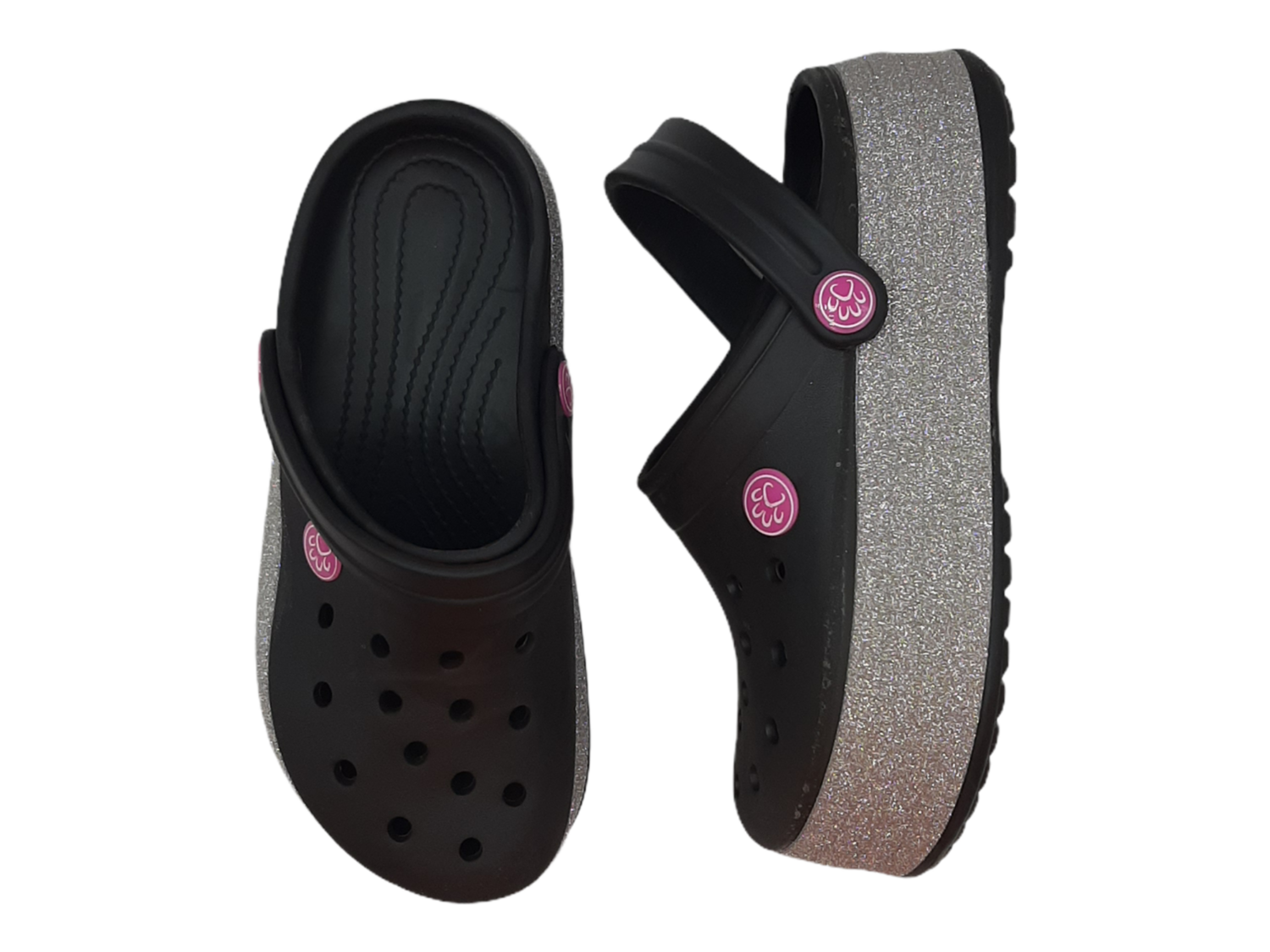 Ladies Shimmer Crocs