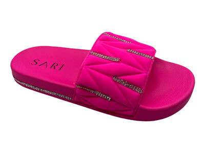 Ladies Studded Slides