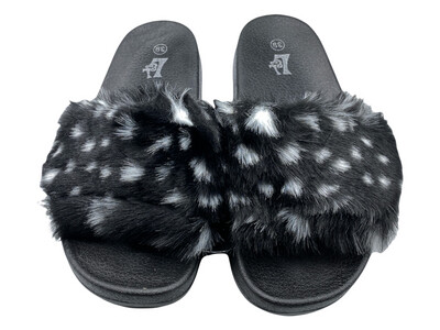 Ladies Fur Slipper
