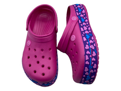Girls Platform Crocs