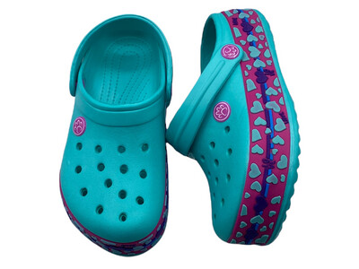 Girls Platform Crocs