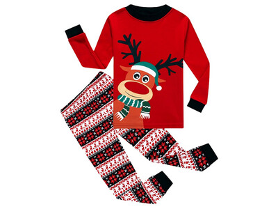 FF Long Sleeve Pajamas Reindeer