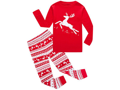 FF Long Sleeve Pajamas Reindeer
