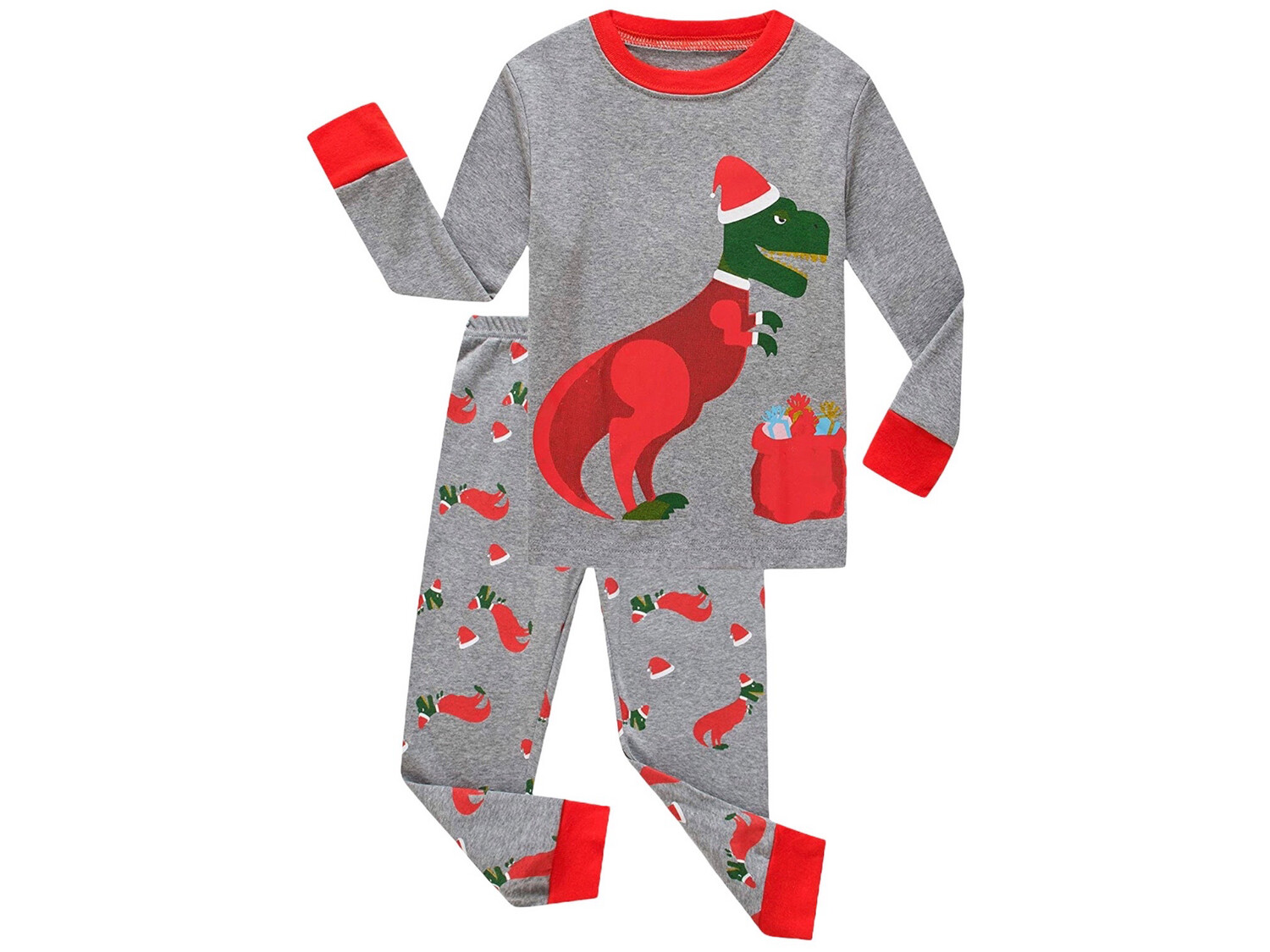 FF Long Sleeve Pajamas T-Rex