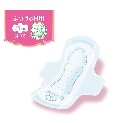 Unicharm Sofy Sanitary Napkins Body Fit Normal flow Day use With wings 22 Pcs x 2 pack
