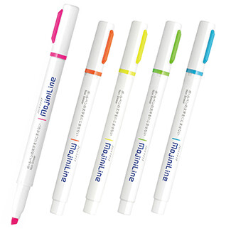 ZEBRA JUSTFIT MojiniLine Highlighter Bends nib, Non-bleed ballpoint pen ink