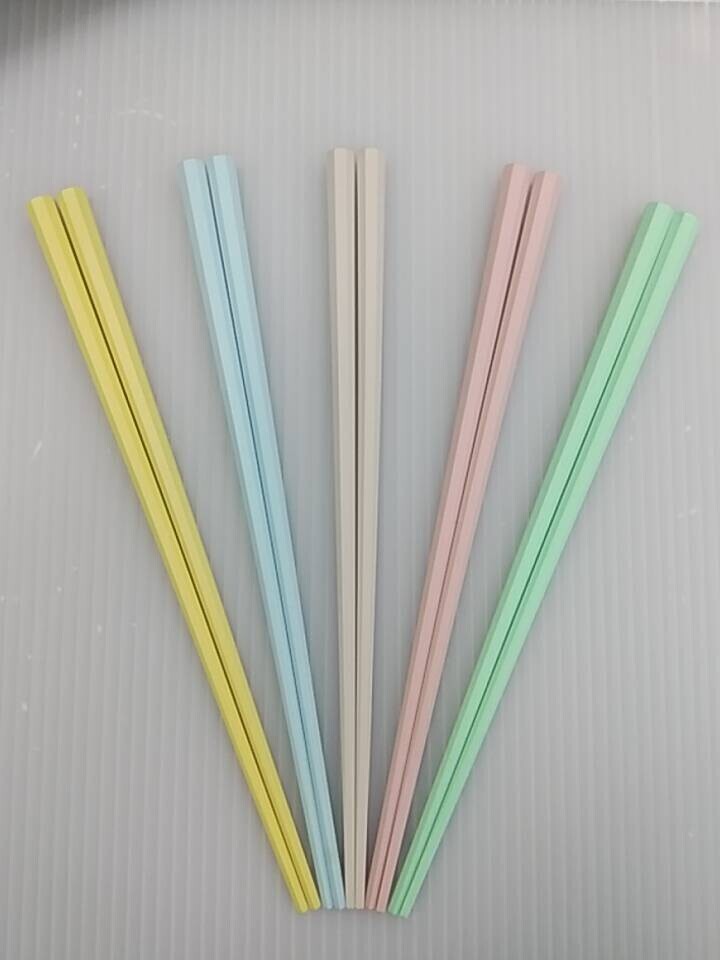 Visitor Chopstick Pastel Octagon 5P 2 3 cm