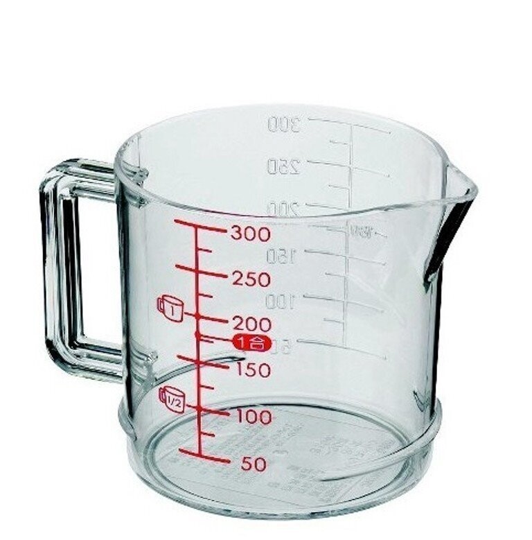 Crystal Measuring Cup 300ml (Made in Japan)