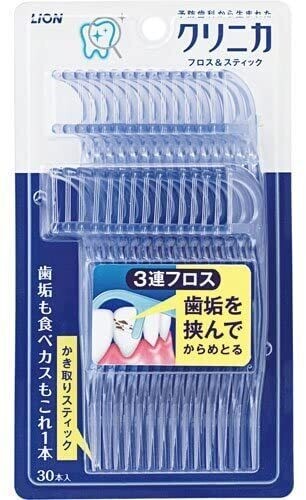 Lion Clinica Dental Floss - 30pc (Made in Japan)