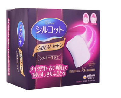 UNICHARM silcot cotton pads (Made in Japan)
