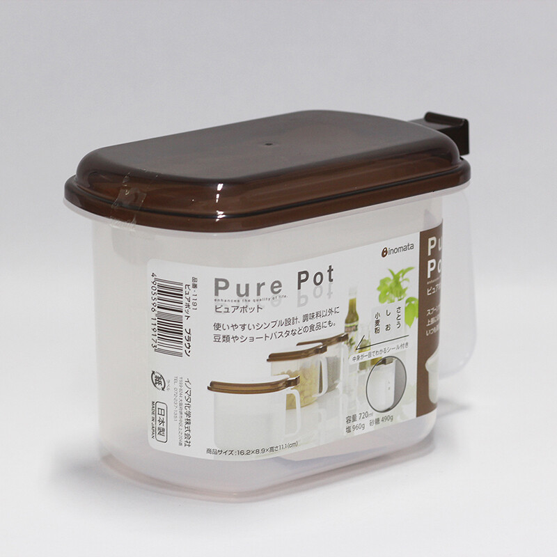 Condiment Holder Pure Pot (16.2x8.9xH11.1cm 720ml) (Made in Japan)