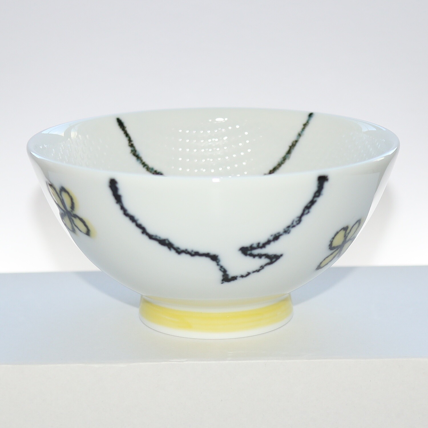 Bowl Smile Animal Chick Kids Rice Bowl 11cm Mino Ware Made in Japan