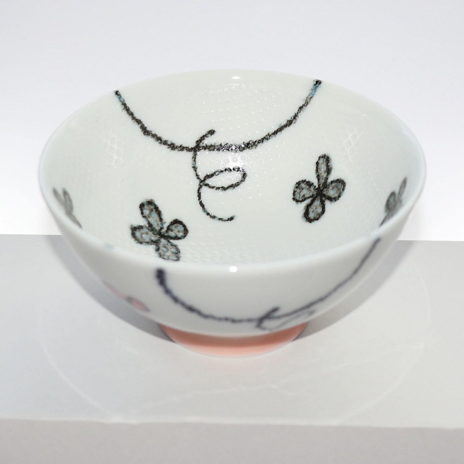 Bowl Smile Animal Piggy Kids Rice Bowl 11cm Mino Ware Made in Japan