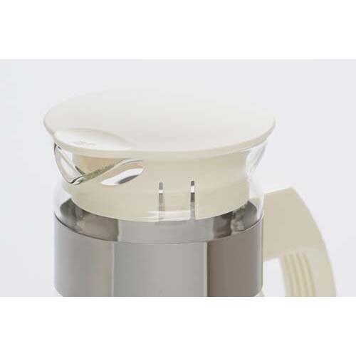 Made in Japan HARIO heat-resistant glass refrigerator pot slim N 1400ml white