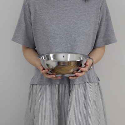 Made in Japan Kyoto Katsugu Stainless steel bowl 21cm x 8.2cm