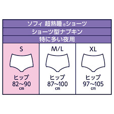 Unicharm Sofy Super-Deep-Sleep Sanitary Panties-shaped Napkins  Small Size 6 Pcs (Made in China)