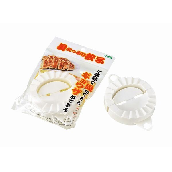 Dumpling Maker (White/15x10cm) (Made in Japan)