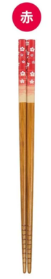 Soot Bamboo Chopsticks &quot;Sakura Fubuki&quot; 19.5cm (Made in Japan)