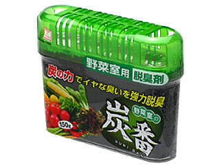 Sumiban Refrigerator Vegetable Compartment Deodorizer 150g (Made in Japan)