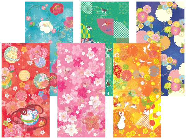 Japanese-style Gift Envelope (Lai See) (3 pcs) (Made in Japan)