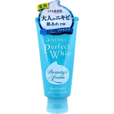Shiseido SENKA Perfect Whip Face Cleansing Foam Acne Care (Made in Japan)