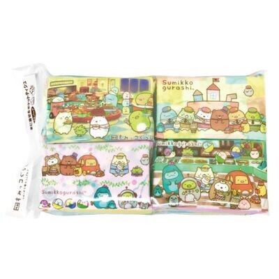 Sumikko Gurashi Pocket Tissues, 12 Packs, Flushable 230X115X40mm (Made in Japan)