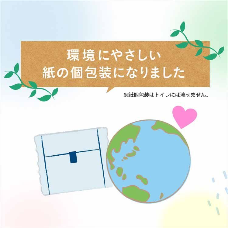Diao-paper Elis New bare skin feeling Standard-Heavy Day With Wings 20.5cm  individual paper package 20pcs × 2pack (Made in Japan)