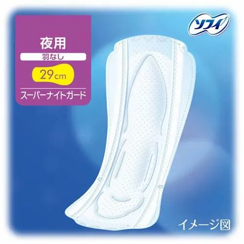 Unicharm Sofy Body Fit Super Night Guard 29cm No wing 10pcs x 2 Packs (Made in Japan)
