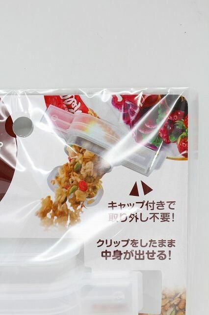 Can Do Wide-Mouth Bag Clip with Cap (Made in China)