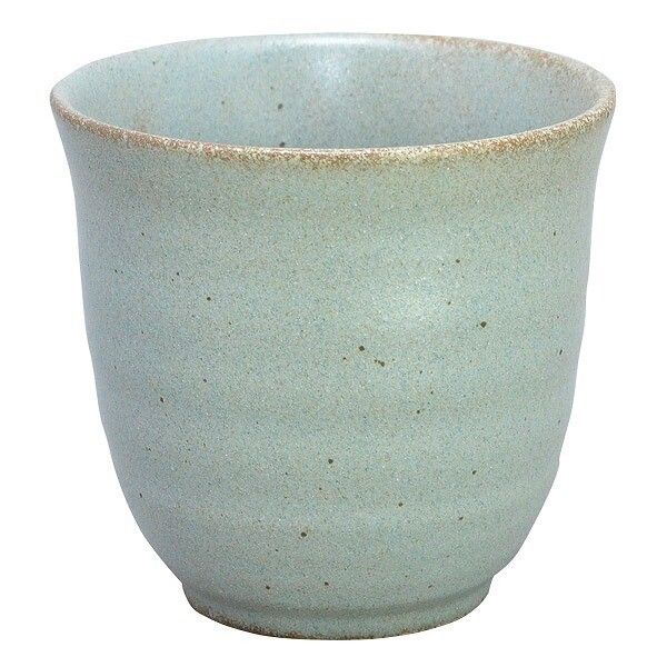 Mino Ware Green Teacup (Made in Japan)