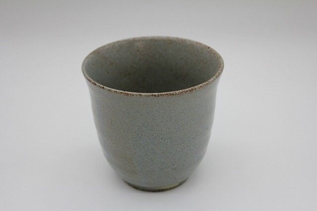 Mino Ware Green Teacup (Made in Japan)