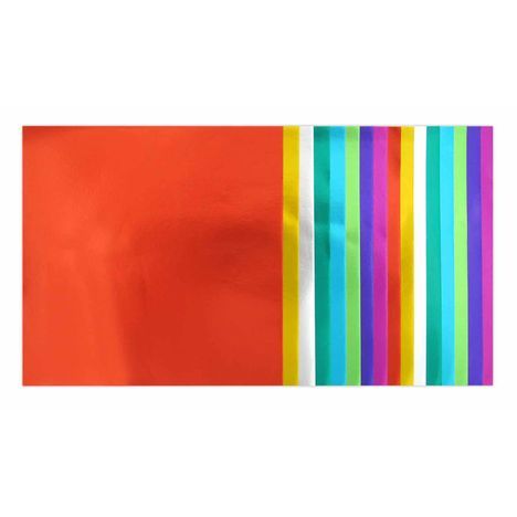 Kyowa Color Foil Origami 15×15 cm, 16 Sheets (8 Colours × 2, Made in Japan)