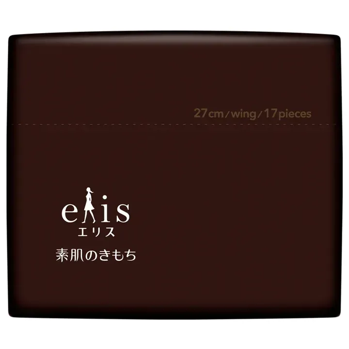 Ellis Bare Skin Ultra Thin, Super High flow, Days, With Wings (27 cm) (17 pcs) (Made in Japan)