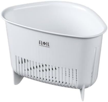 FLEIL Sink Corner Strainer (White) (Made in Japan)