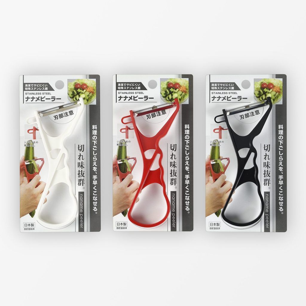 Echo Metal Angled Peeler (Assorted Colors, Color Not Selectable) (Made in Japan)