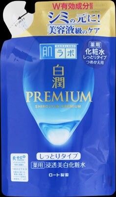 【Rohto】肌研 白潤 Premium 藥用滲透美白化妝水（滋潤型）補充裝