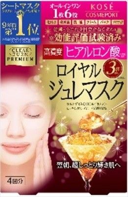 【コーセーコスメポート】クリアターン プレミアム ロイヤルジュレマスク ヒアルロン酸【シートマスク】