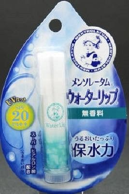 【Rohto製藥】Mentholatum 水潤唇膏 無香料【潤唇膏】