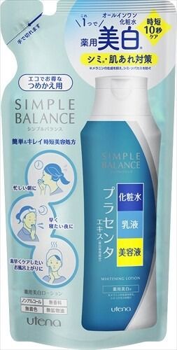 Utena Simple Balance 美白化妝水（補充裝）