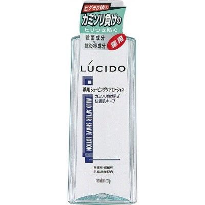 【Mandom】LUCIDO 藥用剃鬚後防敏化妝水（預防剃鬚刺激）