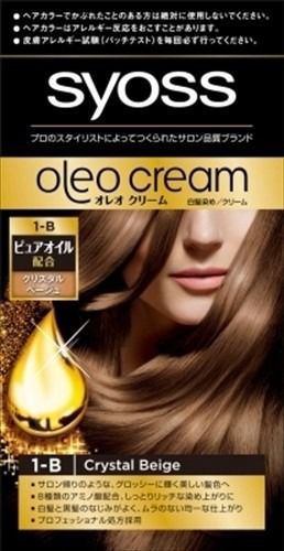 Henkel Japan SYOSS Oleo Cream 染髮膏 1B 水晶米色（Crystal Beige）